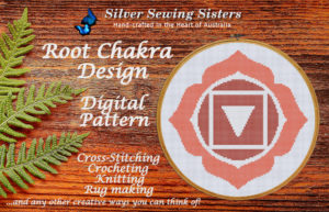 Root Chakra Digital Pattern for Cross-Stitching