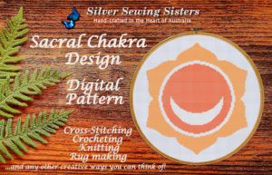 Sacral Chakra Digital Pattern for Cross-Stitching